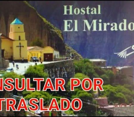 El Mirador Hotell Iruya Eksteriør bilde
